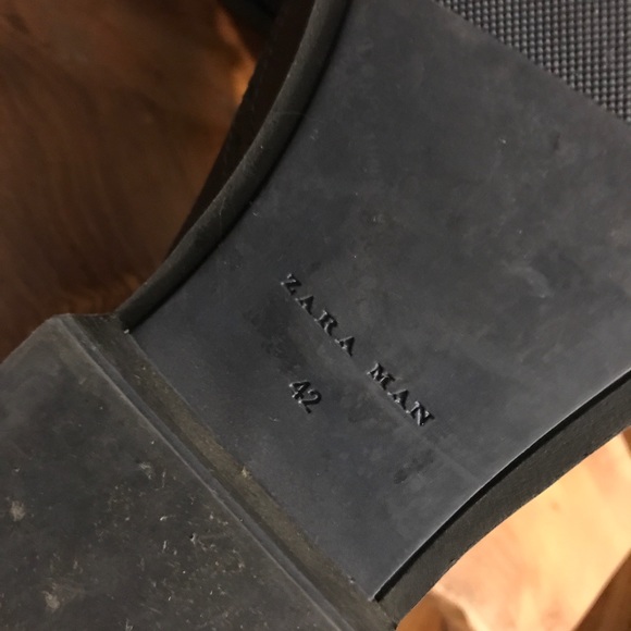 ZARA Dark Blue Men’s Brogues Shoes - Picture 4 of 4